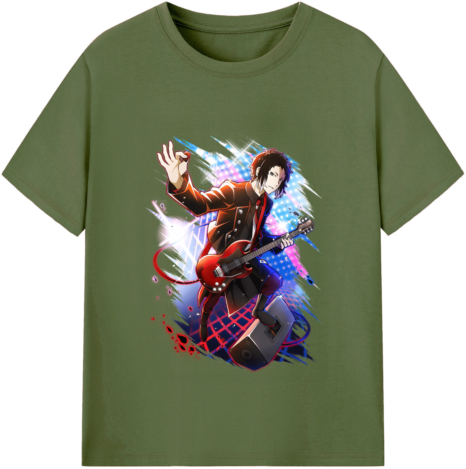 （画像用） 文豪ストレイドッグス Bungo Stray Dogs 綿100％半袖Tシャツ（フロントプリント）